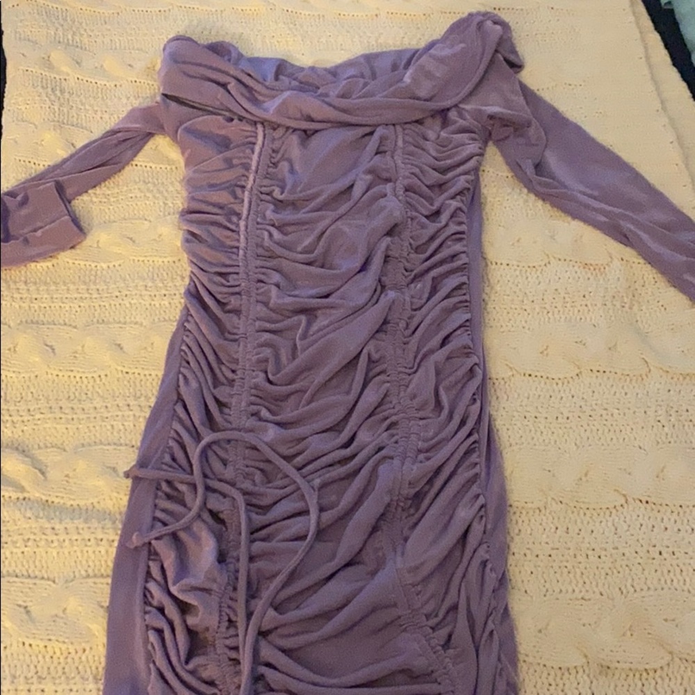Lavender Mini Dress